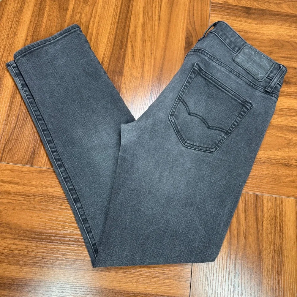 American Eagle Outfitters Mens 29x30 Slim 360 Extreme Flex Faded Black Jeans